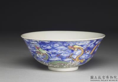 图片[2]-Bowl with dragon and cloud in yangcai painted enamels, Qianlong reign (1736-1795), Qing dynasty-China Archive